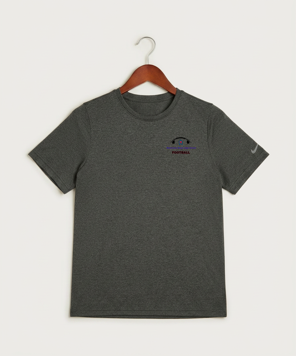 Watertown Mayer High School Football (Boys) - Dark Smoke Heather Nike Youth Swoosh Sleeve rLegend Tee NKDX8787