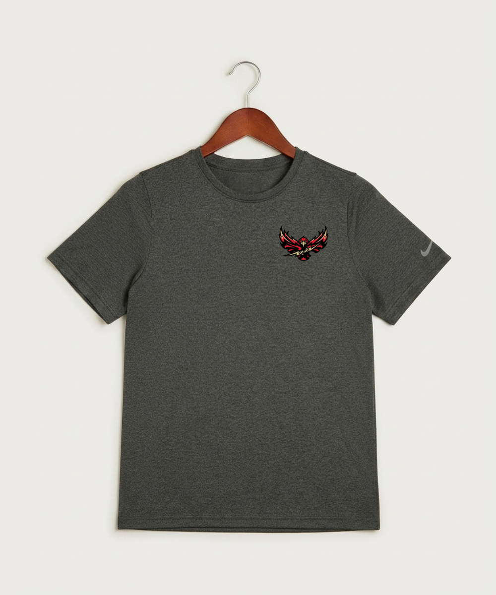 Gfw High School Football (Boys) - Dark Smoke Heather Nike Youth Swoosh Sleeve rLegend Tee NKDX8787