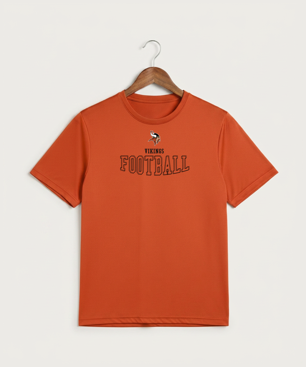Littlefork Big Falls High School Football (Boys) - Deep Orange Sport-Tek PosiCharge Competitor Tee. ST350