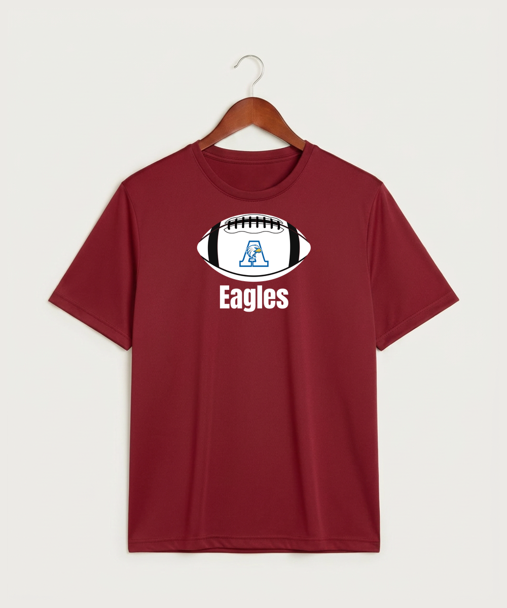 Apollo High School Football (Boys) - Deep Red Sport-Tek PosiCharge Competitor Tee. ST350