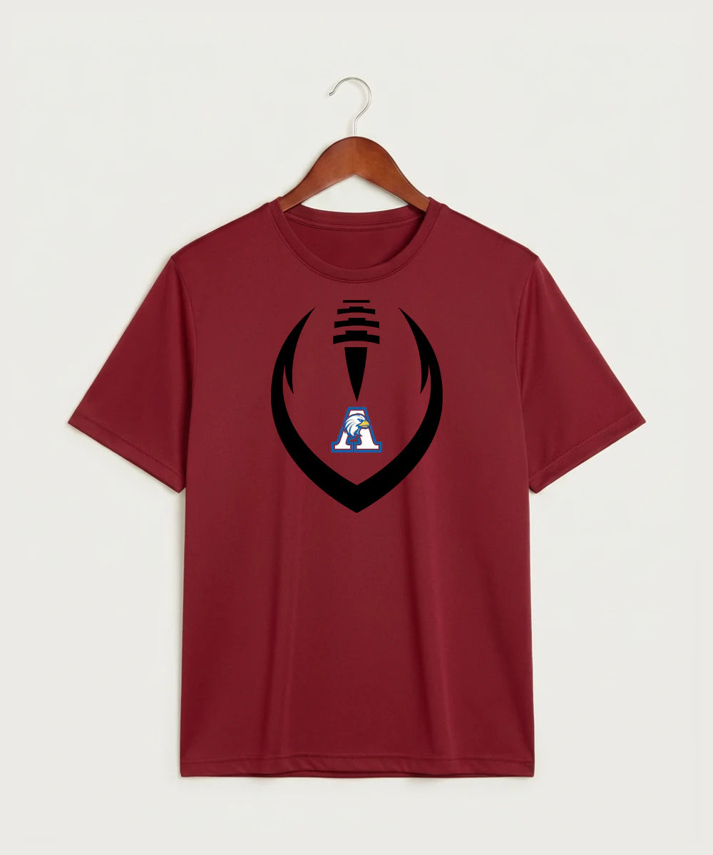 Apollo High School Football (Boys) - Deep Red Sport-Tek PosiCharge Competitor Tee. ST350