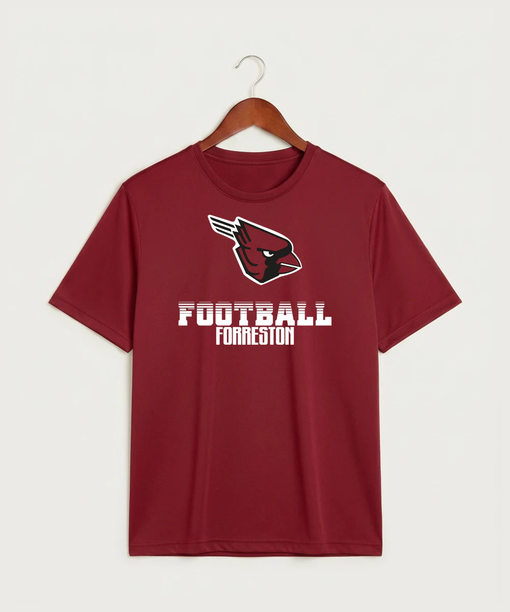 Forreston Football - Deep Red Sport-Tek PosiCharge Competitor Tee. ST350