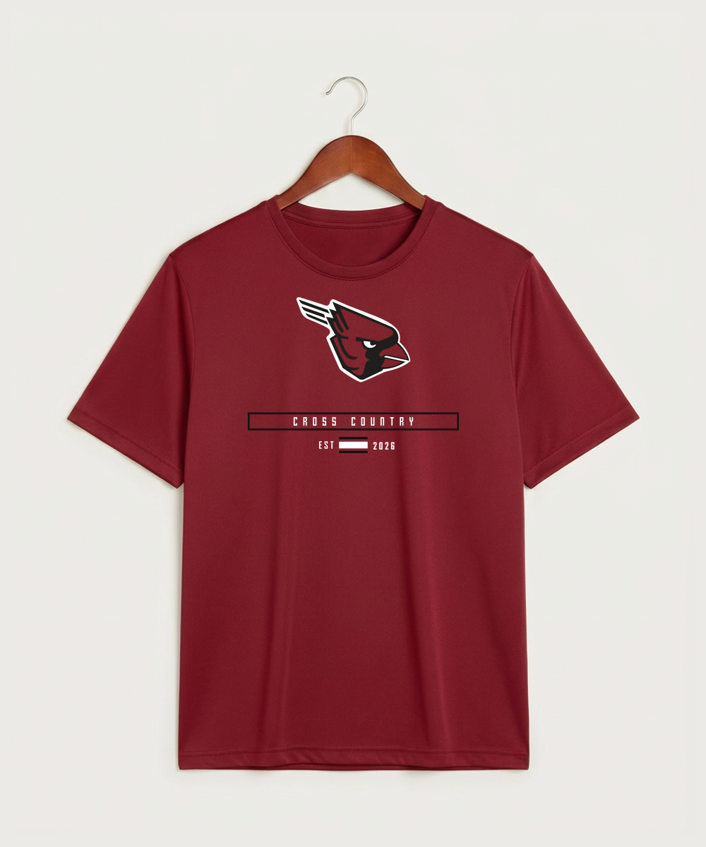 Forreston Cross Country - Deep Red Sport-Tek PosiCharge Competitor Tee. ST350