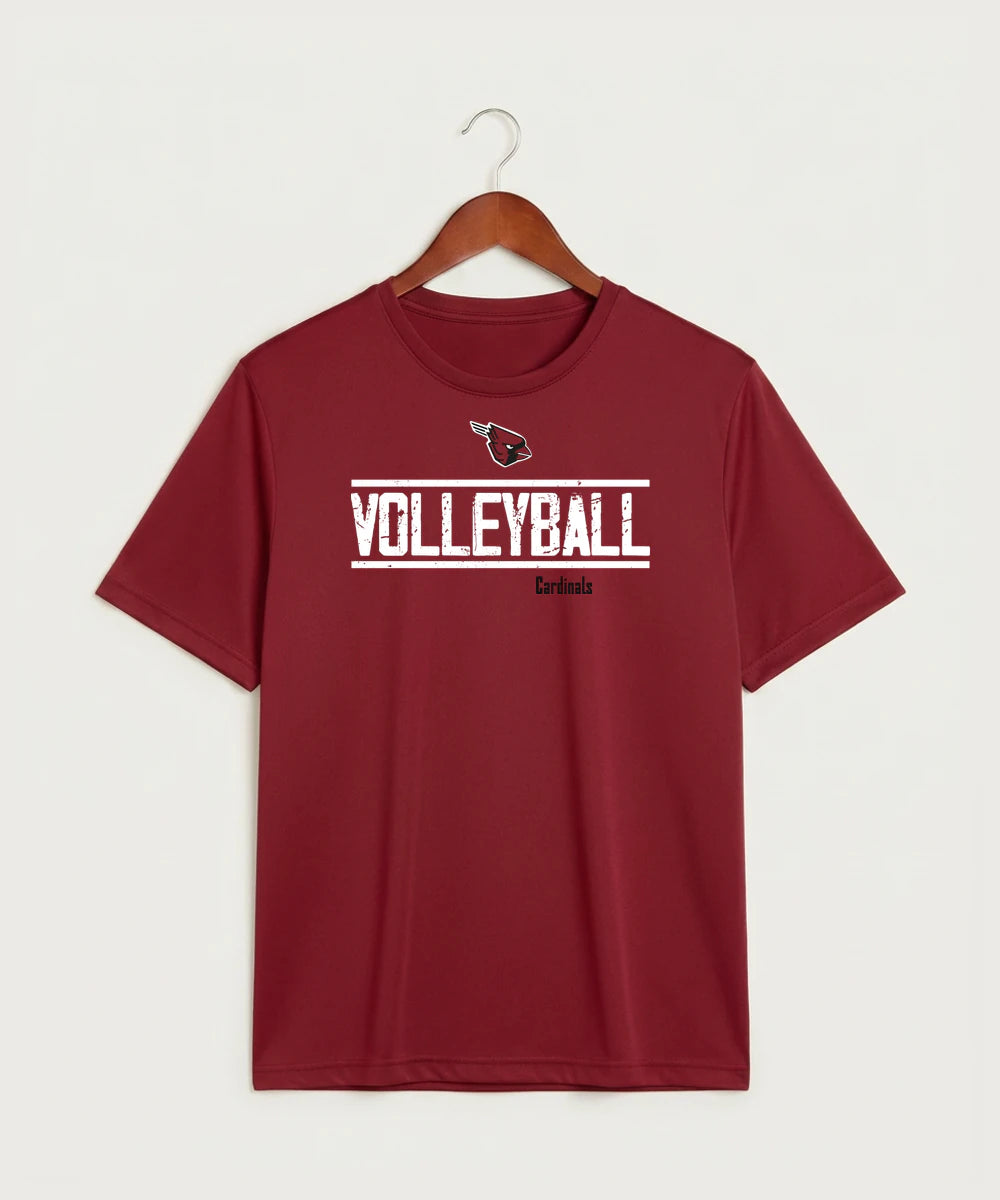 Forreston Volleyball - Deep Red Sport-Tek PosiCharge Competitor Tee. ST350