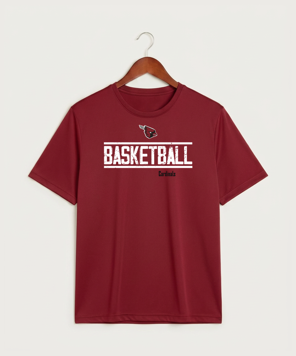 Forreston Basketball - Deep Red Sport-Tek PosiCharge Competitor Tee. ST350