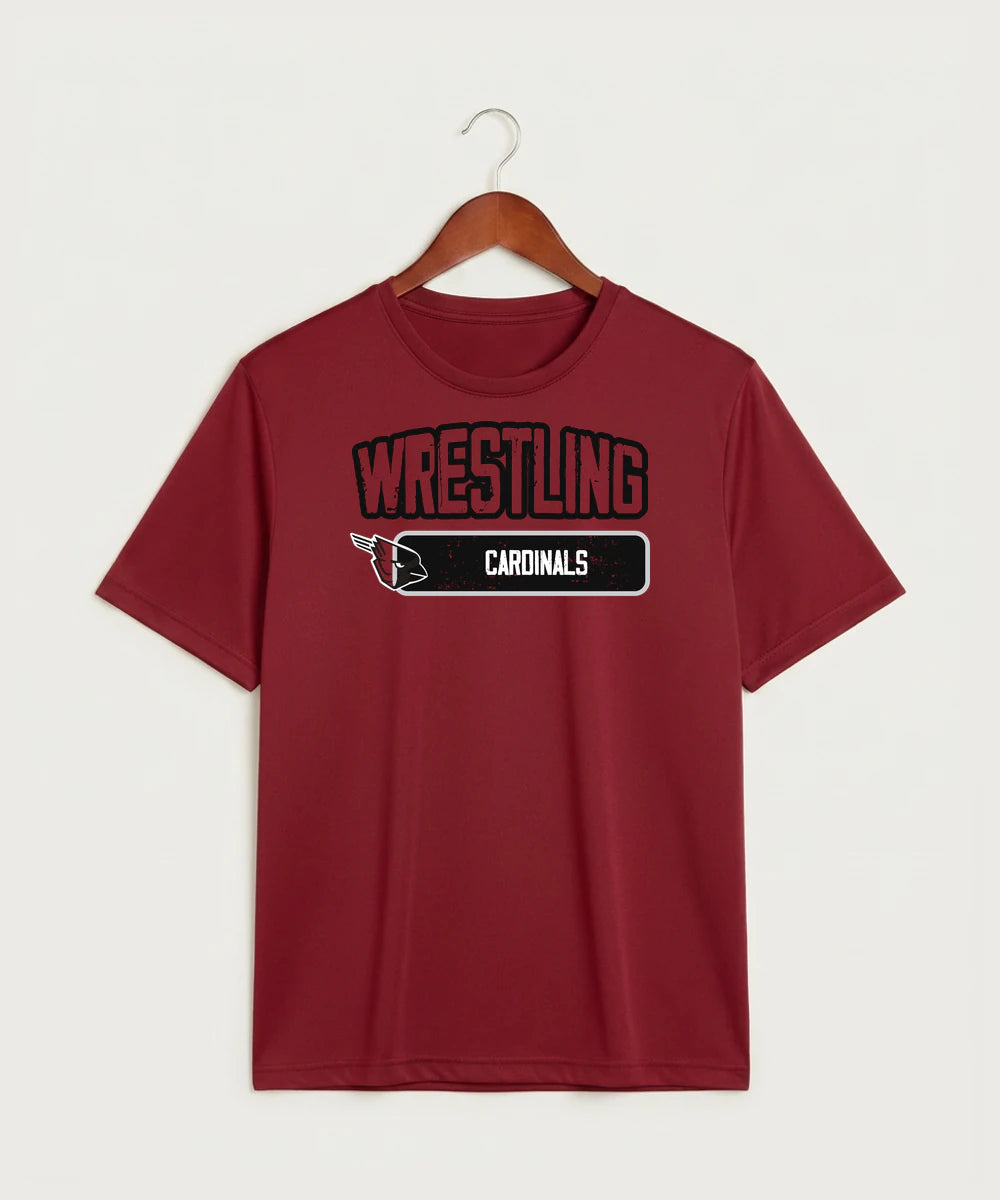 Forreston Wrestling - Deep Red Sport-Tek PosiCharge Competitor Tee. ST350