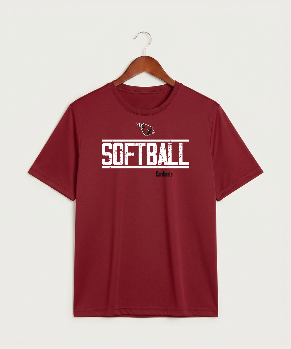 Forreston Softball - Deep Red Sport-Tek PosiCharge Competitor Tee. ST350
