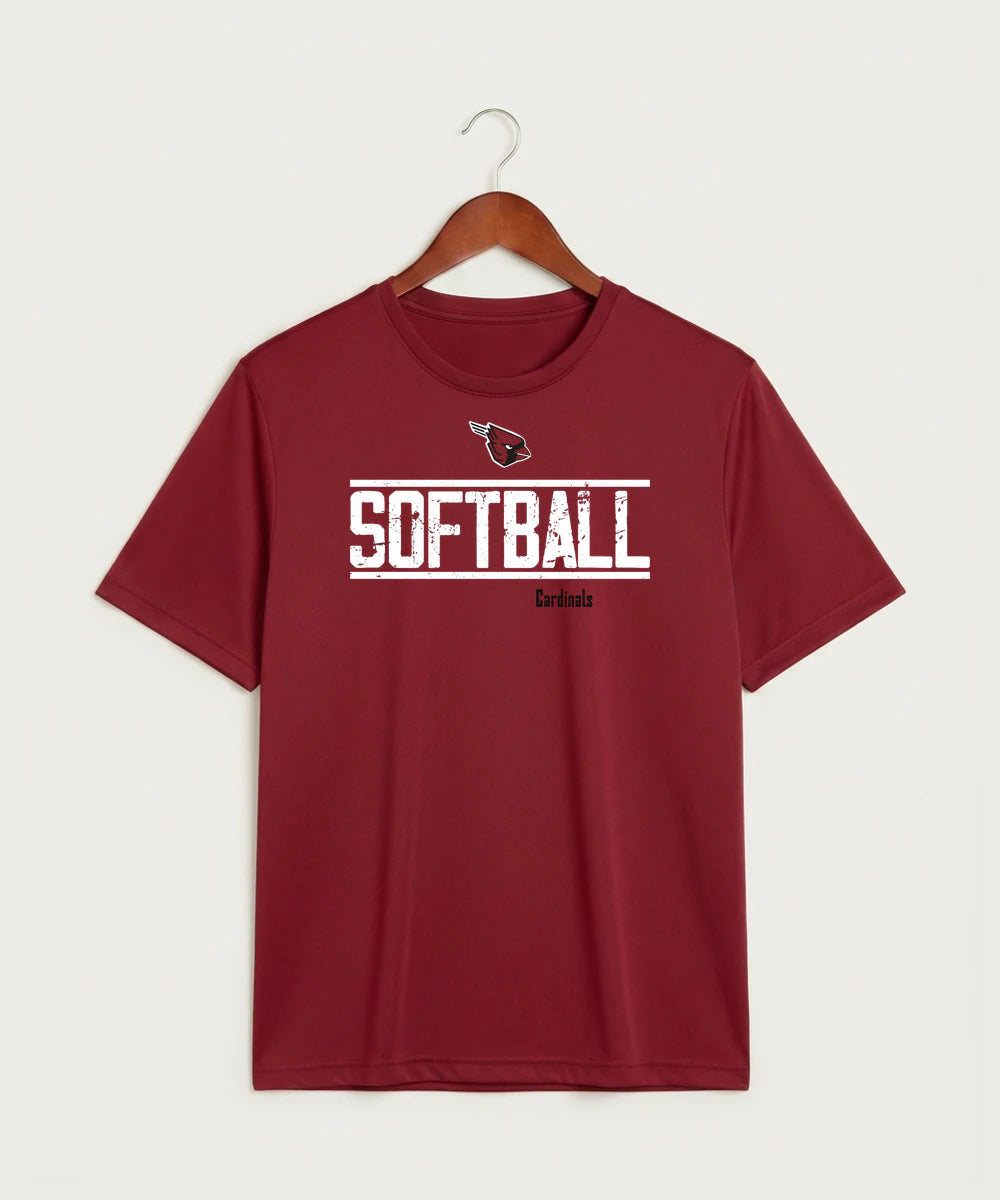 Forreston Softball - Deep Red Sport-Tek PosiCharge Competitor Tee. ST350