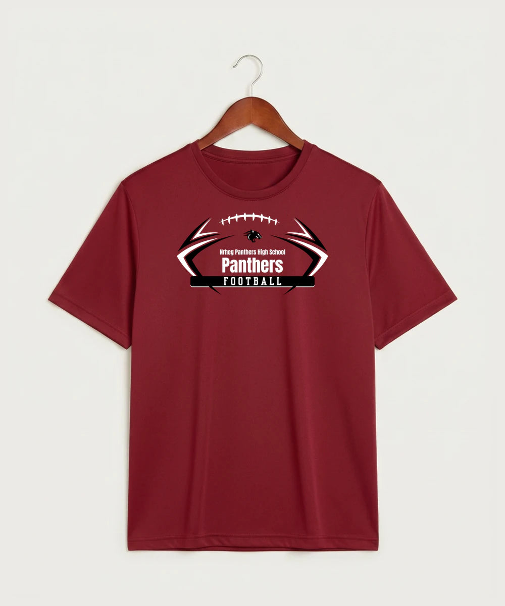 Nrheg Panthers High School Football (Boys) - Deep Red Sport-Tek PosiCharge Competitor Tee. ST350