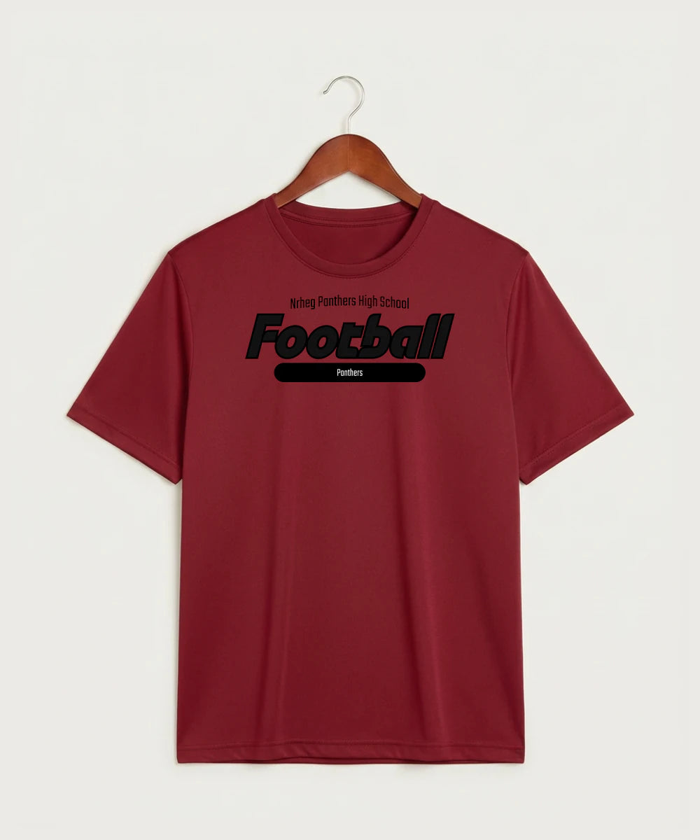 Nrheg Panthers High School Football (Boys) - Deep Red Sport-Tek PosiCharge Competitor Tee. ST350