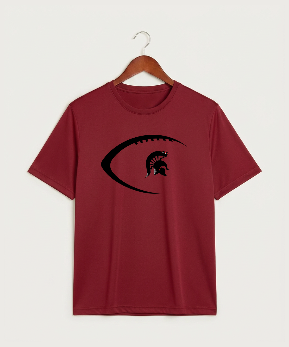 Bold High School Football (Boys) - Deep Red Sport-Tek PosiCharge Competitor Tee. ST350