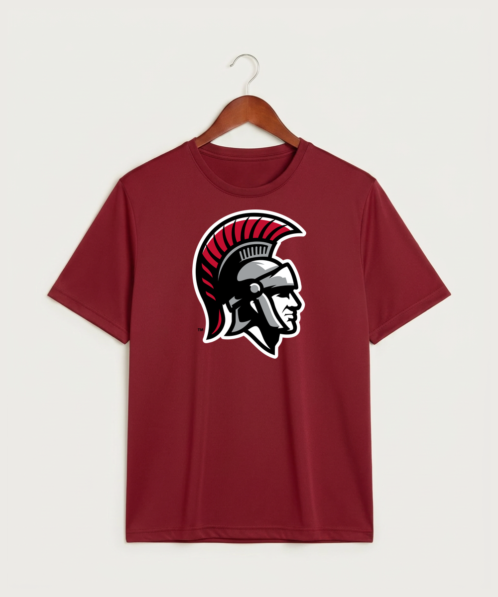 Worthington High School Football (Boys) - Deep Red Sport-Tek PosiCharge Competitor Tee. ST350