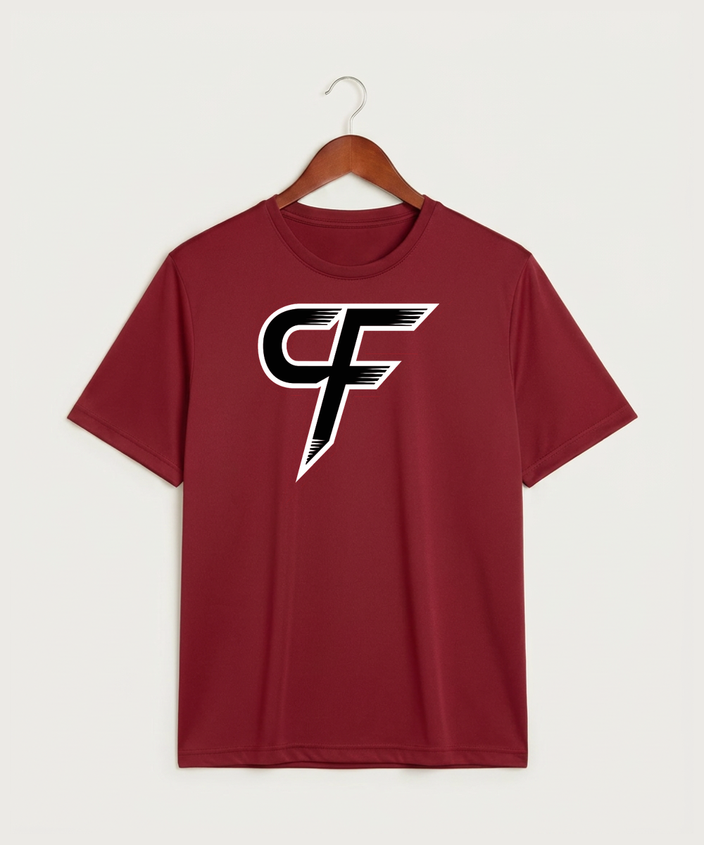 Cannon Falls High School Volleyball (Girls) - Deep Red Sport-Tek PosiCharge Competitor Tee. ST350