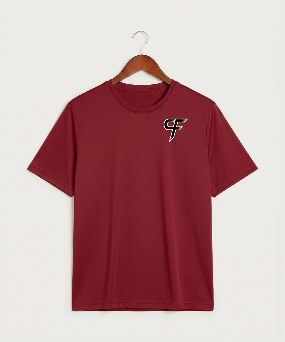 Cannon Falls High School Volleyball (Girls) - Deep Red Sport-Tek PosiCharge Competitor Tee. ST350