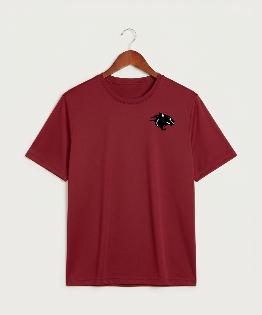 Nrheg Panthers High School Football (Boys) - Deep Red Sport-Tek PosiCharge Competitor Tee. ST350