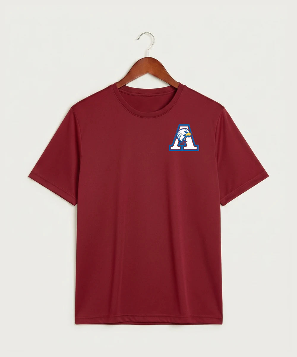 Apollo High School Football (Boys) - Deep Red Sport-Tek PosiCharge Competitor Tee. ST350