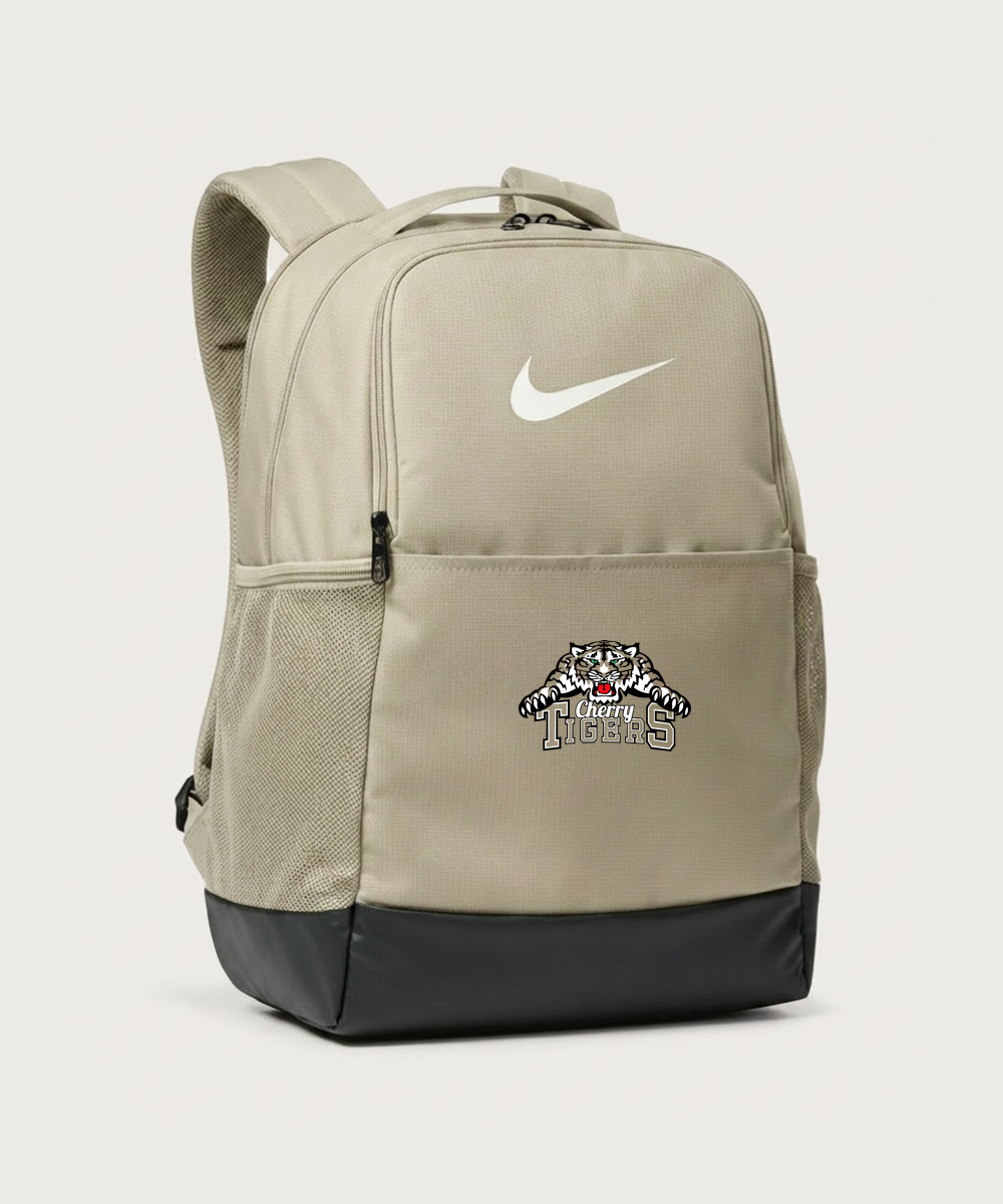 Cherry High School Athletics Coed - Desert Khaki Nike Brasilia Medium Backpack NKDH7709