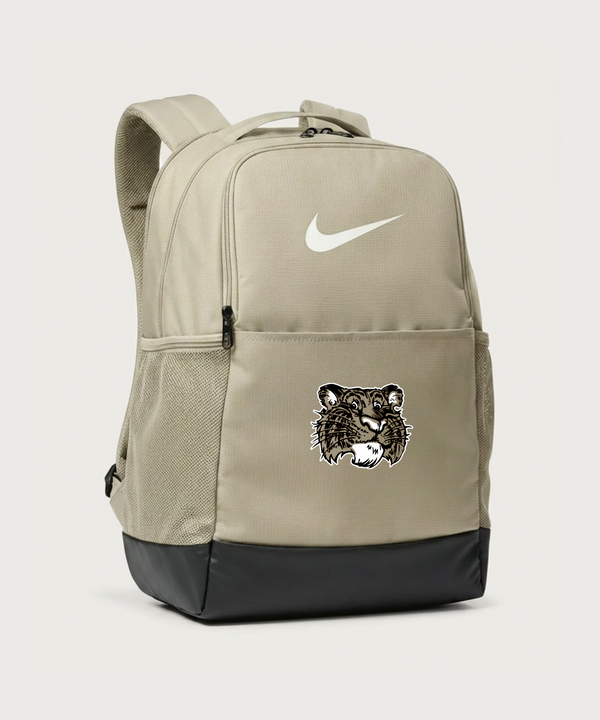 Browerville Public High School Athletics Coed - Desert Khaki Nike Brasilia Medium Backpack NKDH7709