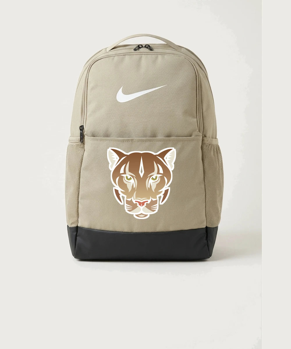 Ada Borup High School Football (Boys) - Desert Khaki Nike Brasilia Medium Backpack NKDH7709