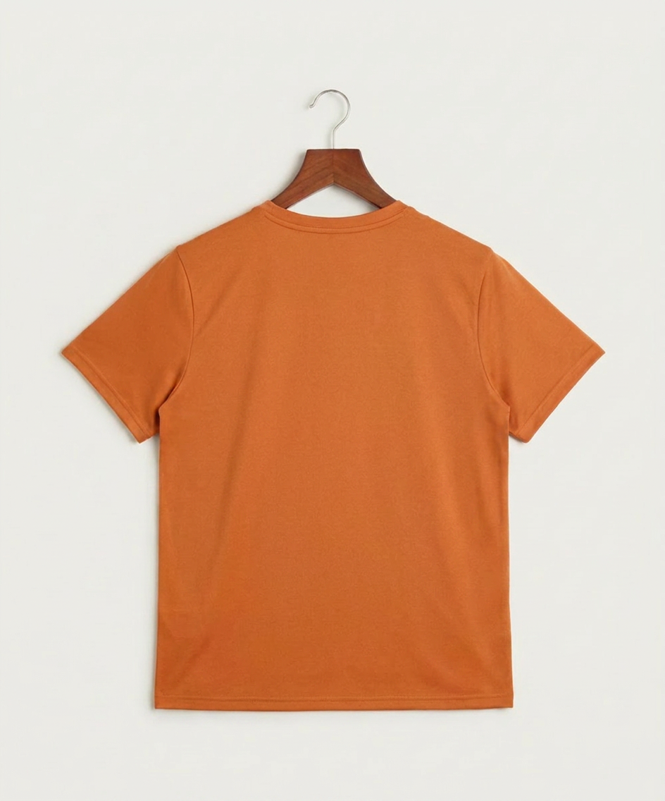 Browerville Public High School Athletics Coed - Desert Orange Nike Swoosh Sleeve rLegend Tee NKDX8730 (back)
