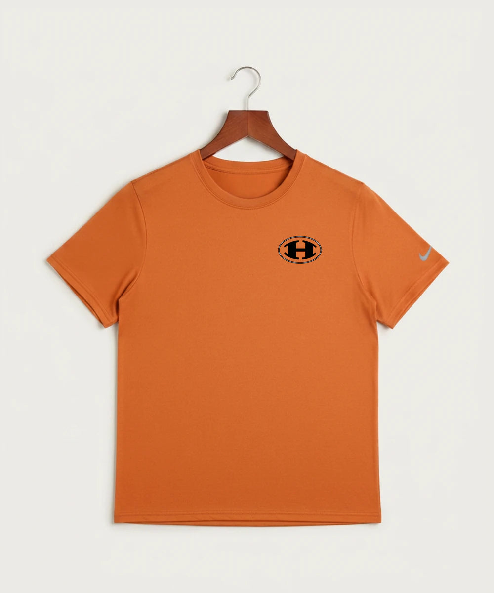 Hutchinson High School Football (Boys) - Desert Orange Nike Swoosh Sleeve rLegend Tee NKDX8730