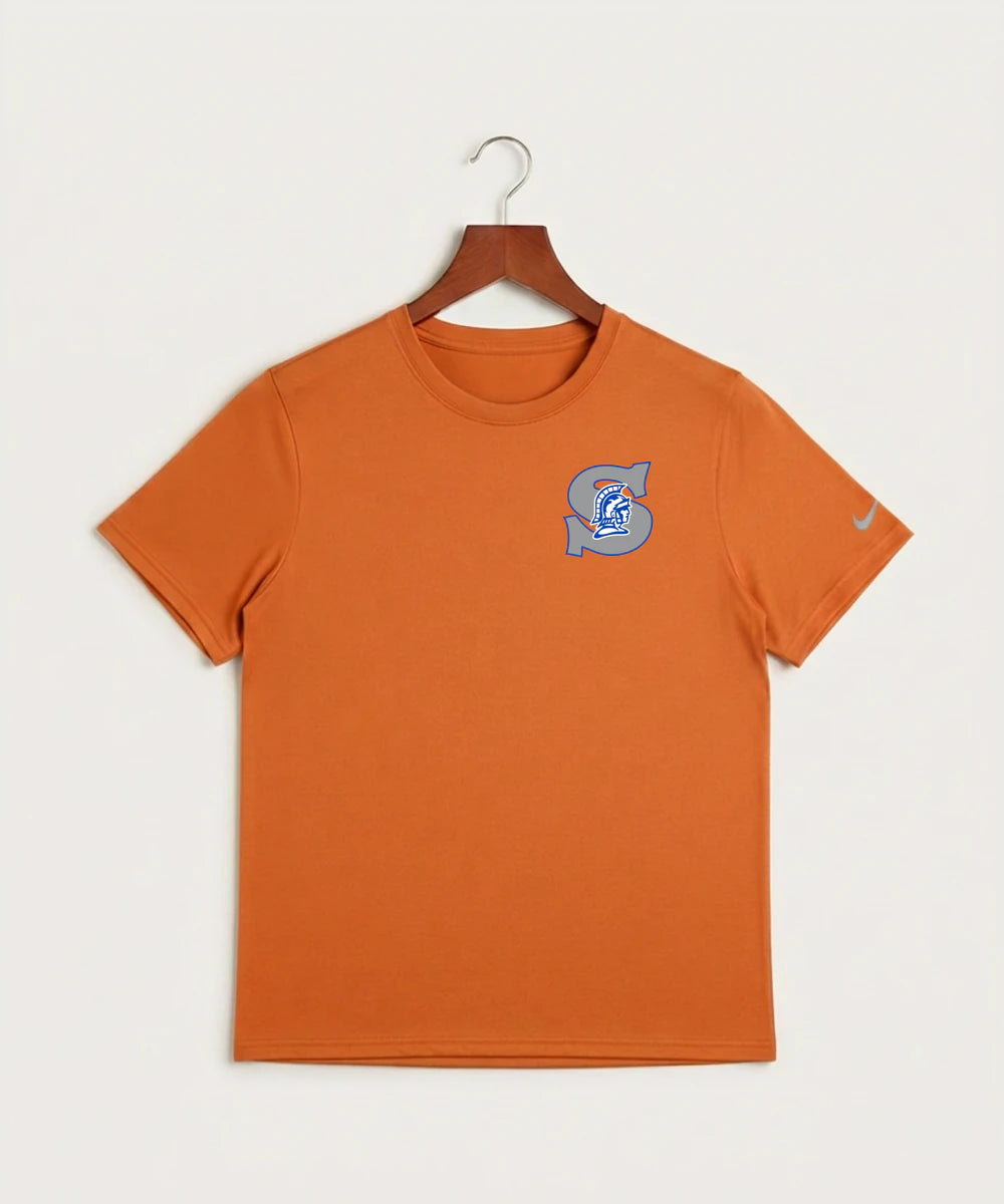 Green Bay Southwest High School Volleyball (Girls) - Desert Orange Nike Swoosh Sleeve rLegend Tee NKDX8730