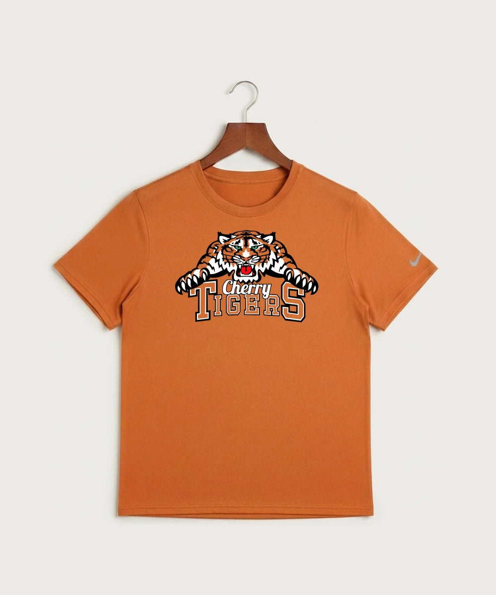 Cherry High School Athletics Coed - Desert Orange Nike Swoosh Sleeve rLegend Tee NKDX8730
