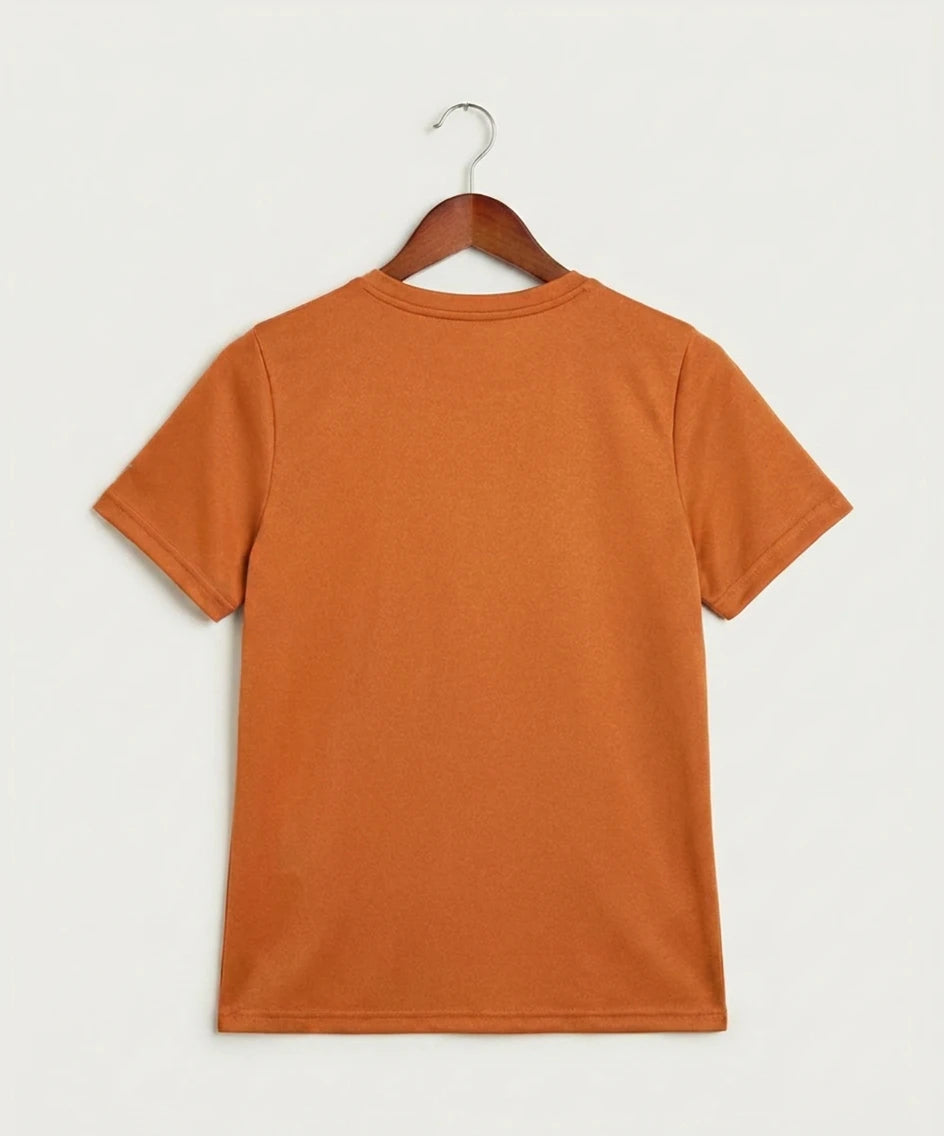 Green Bay Southwest High School Volleyball (Girls) - Desert Orange Nike Youth Swoosh Sleeve rLegend Tee NKDX8787 — back