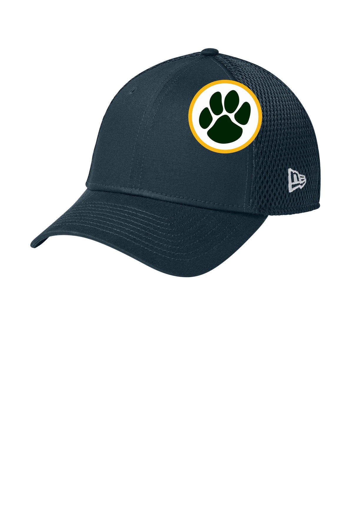 Ashwaubenon High School Football (Boys) - Flag Deep Navy New Era - Stretch Mesh Cap. NE1020
