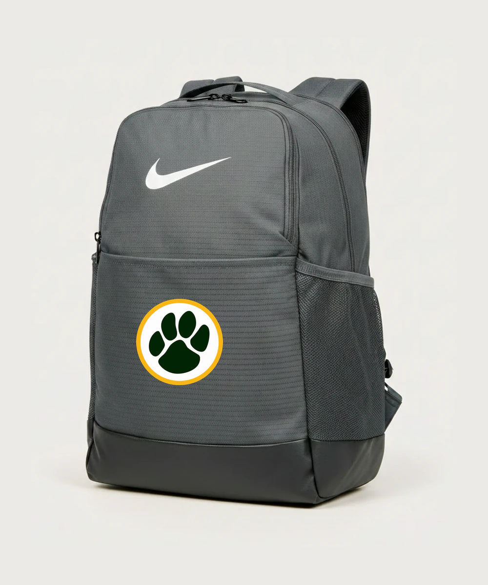 Ashwaubenon High School Football (Boys) - Flint Grey Nike Brasilia Medium Backpack NKDH7709