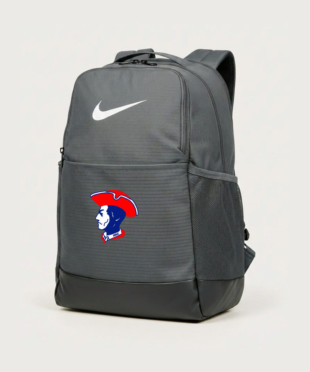 Hills-Beaver Creek High School Volleyball (Girls) - Flint Grey Nike Brasilia Medium Backpack NKDH7709