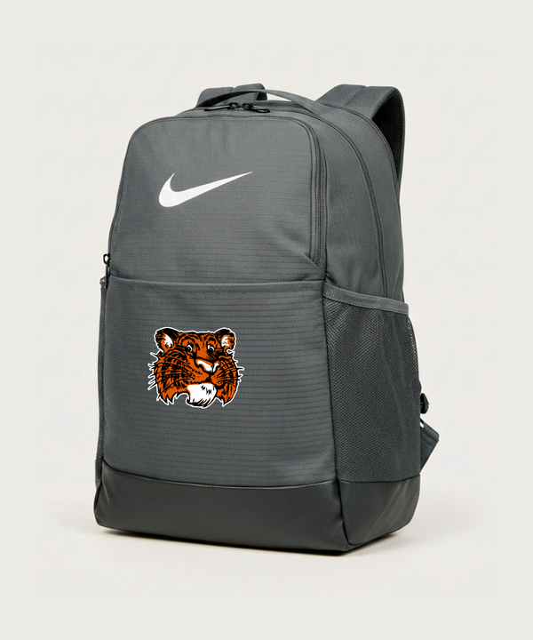 Browerville Public High School Athletics Coed - Flint Grey Nike Brasilia Medium Backpack NKDH7709