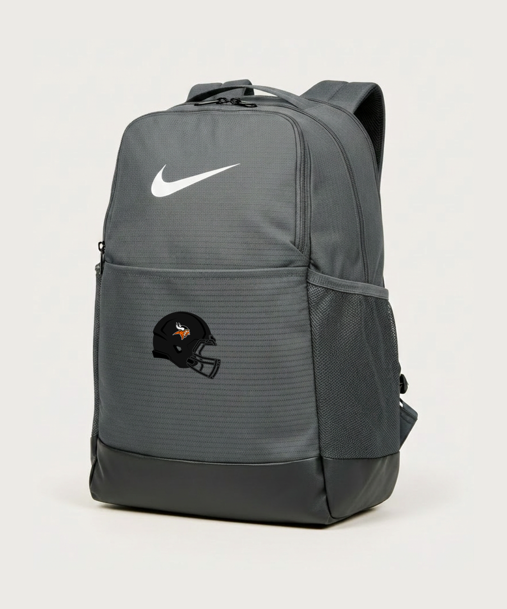 Littlefork Big Falls High School Football (Boys) - Flint Grey Nike Brasilia Medium Backpack NKDH7709