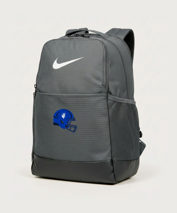 Mora High School Football (Boys) - Flint Grey Nike Brasilia Medium Backpack NKDH7709