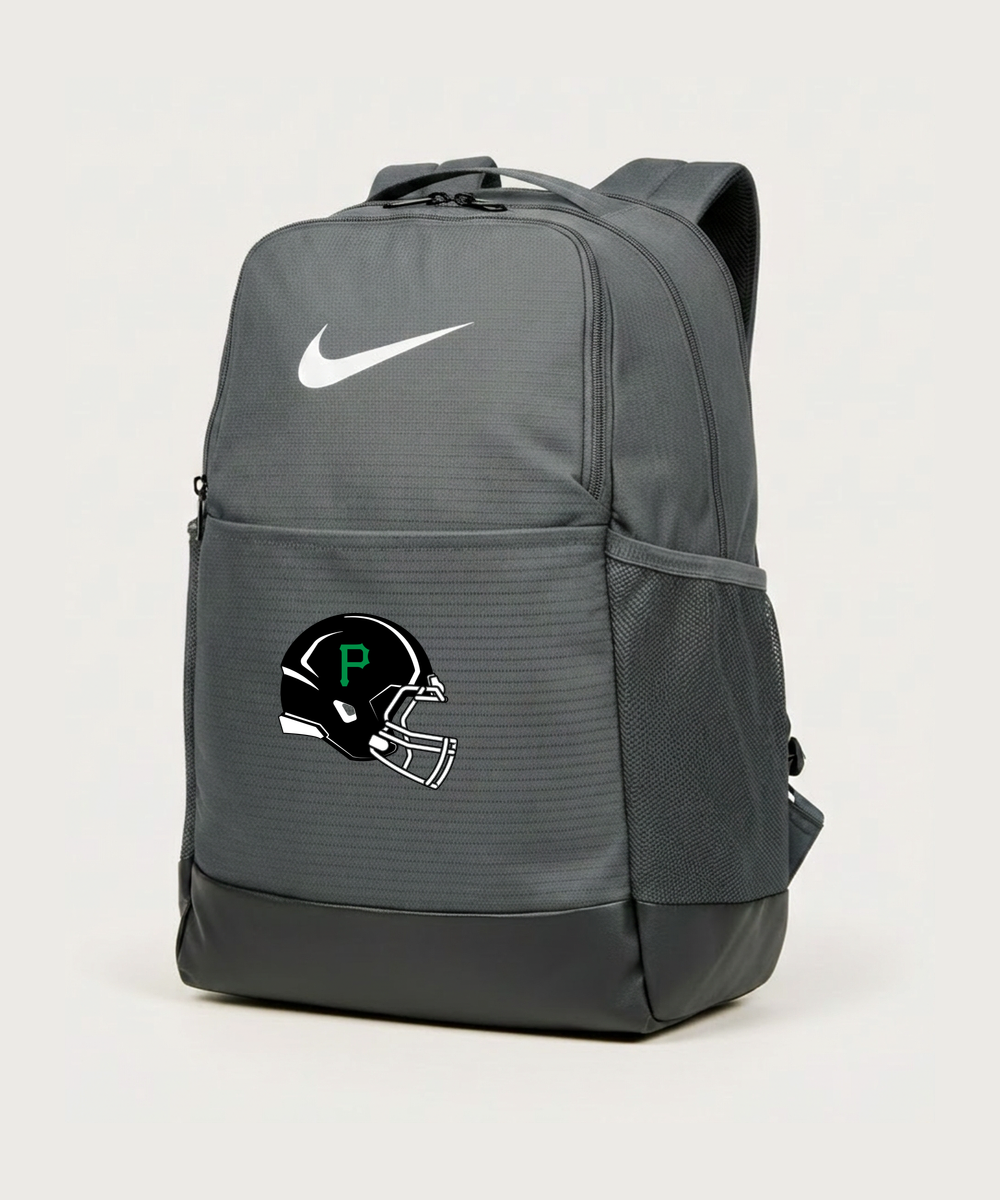 Pipestone Area High School Football (Boys) - Flint Grey Nike Brasilia Medium Backpack NKDH7709