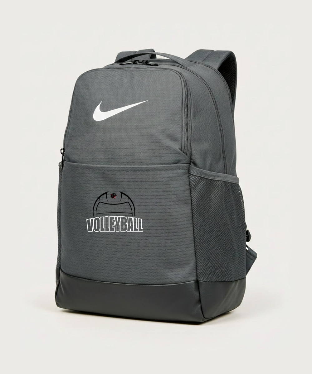 Tracy-Milroy-Balaton High School Volleyball (Girls) - Flint Grey Nike Brasilia Medium Backpack NKDH7709