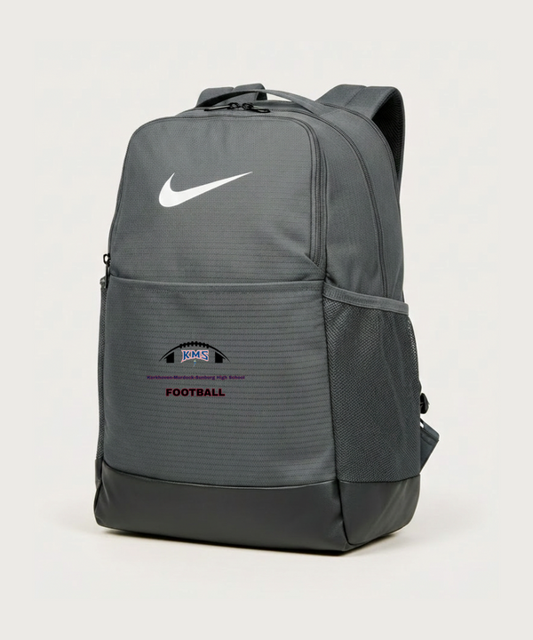 Kerkhoven-Murdock-Sunburg High School Football (Boys) - Flint Grey Nike Brasilia Medium Backpack NKDH7709