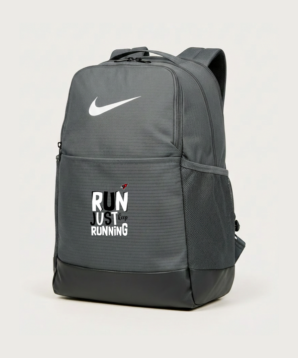 Willmar High School Athletics - Flint Grey Nike Brasilia Medium Backpack NKDH7709