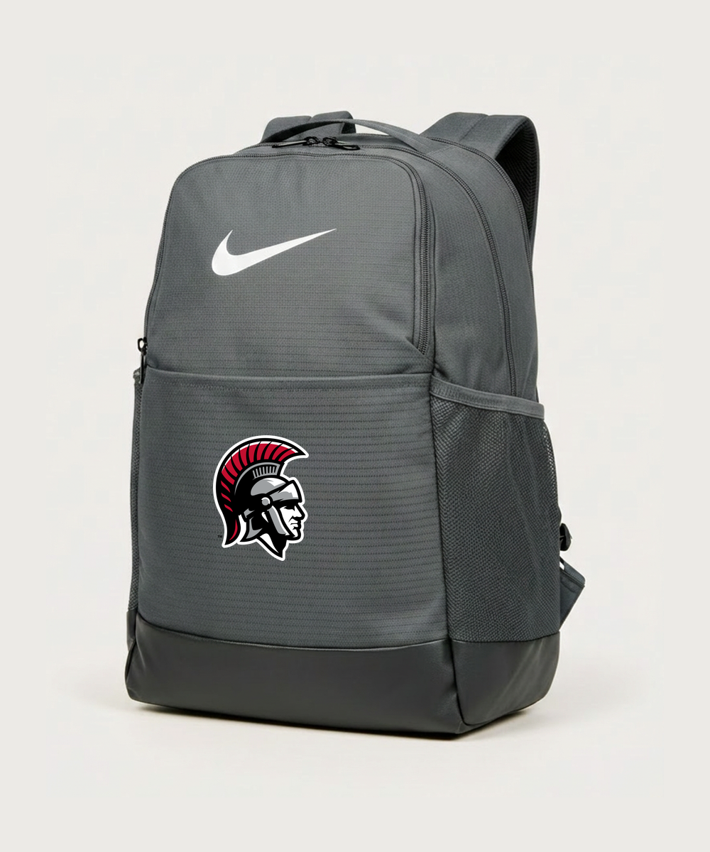 Worthington High School Football (Boys) - Flint Grey Nike Brasilia Medium Backpack NKDH7709
