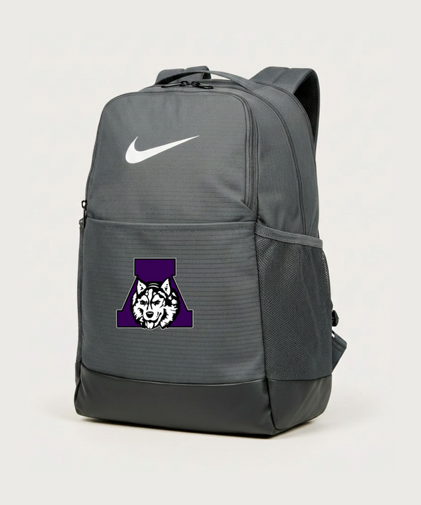 Albany High School Athletics - Flint Grey Nike Brasilia Medium Backpack NKDH7709