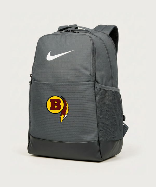 Benson High School Football (Boys) - Flint Grey Nike Brasilia Medium Backpack NKDH7709