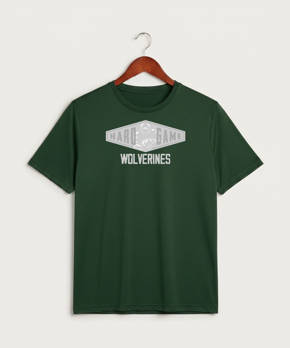 Rock Ridge High School Football (Boys) - Forest Green Sport-Tek PosiCharge Competitor Tee. ST350