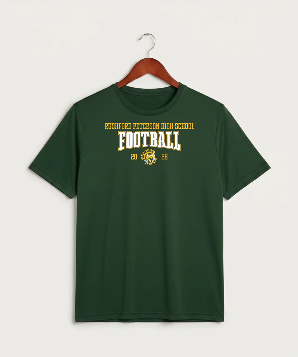 Rushford Peterson High School Football (Boys) - Forest Green Sport-Tek PosiCharge Competitor Tee. ST350