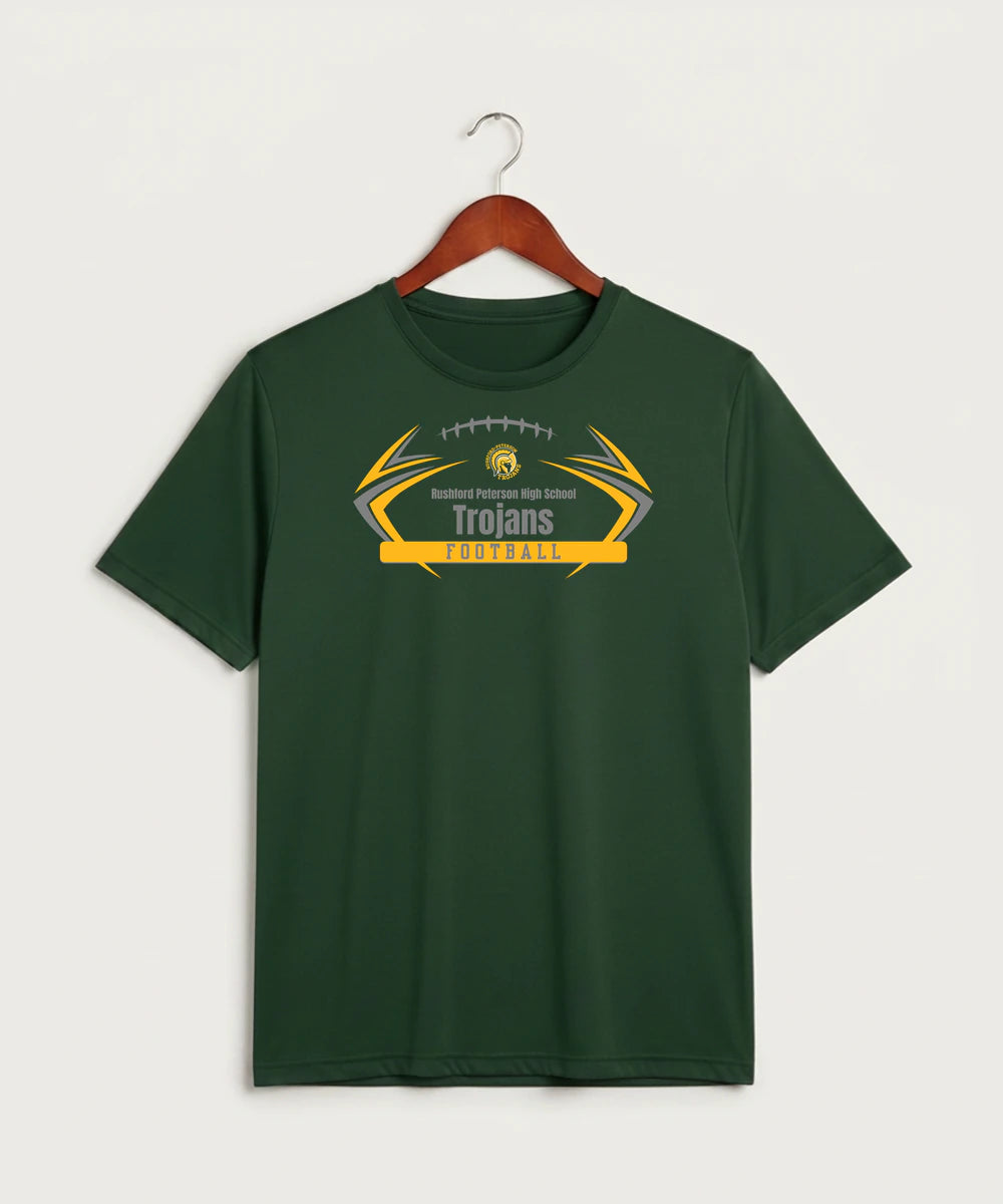 Rushford Peterson High School Football (Boys) - Forest Green Sport-Tek PosiCharge Competitor Tee. ST350