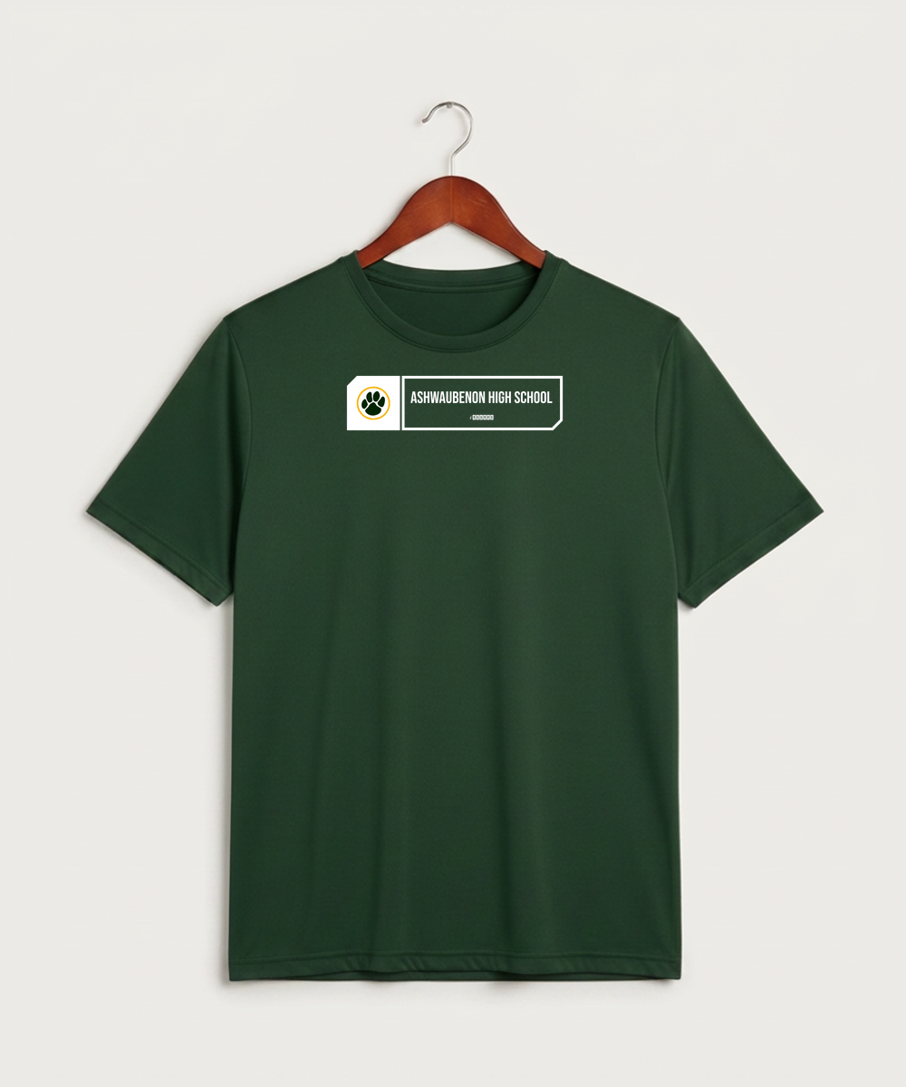 Ashwaubenon High School General (Sandbox) - Forest Green Sport-Tek PosiCharge Competitor Tee. ST350