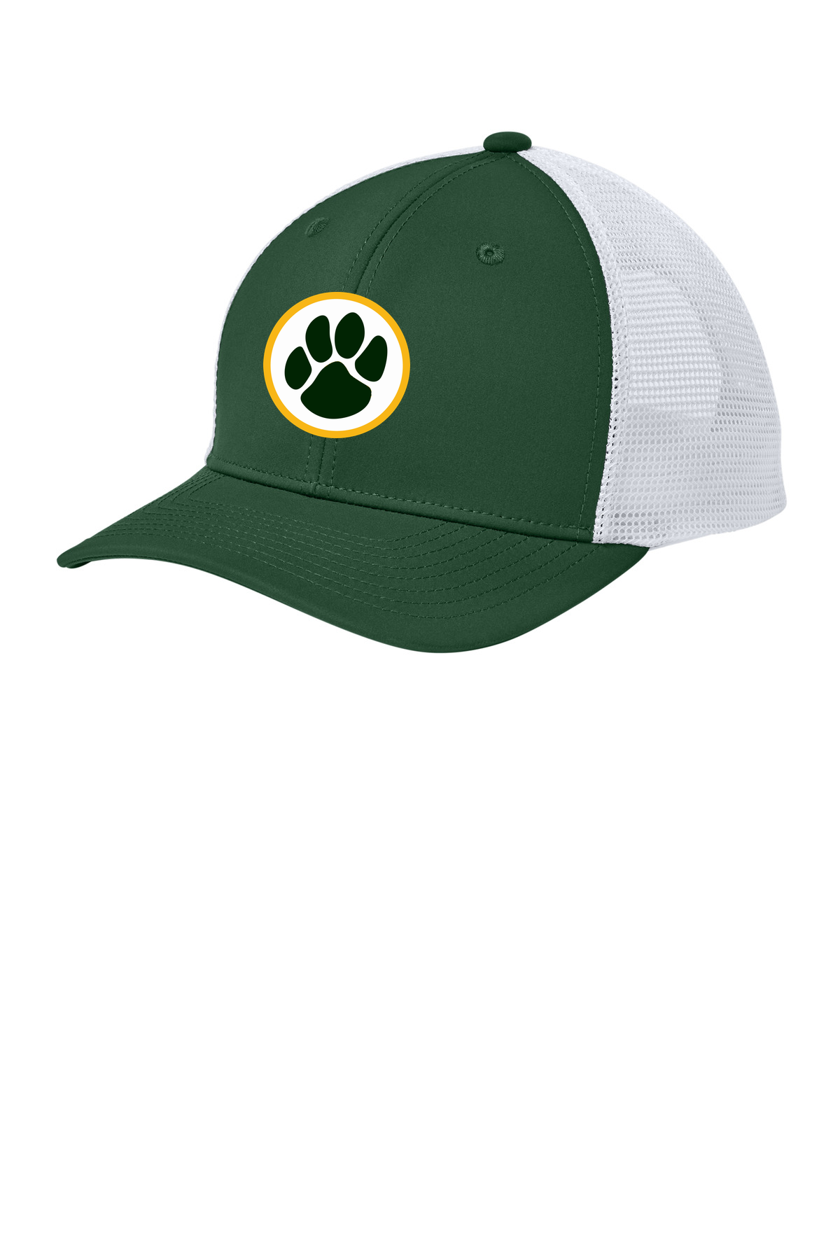 Ashwaubenon High School Football (Boys) - Forest Green/ White Sport-Tek Club Trucker Cap STC46
