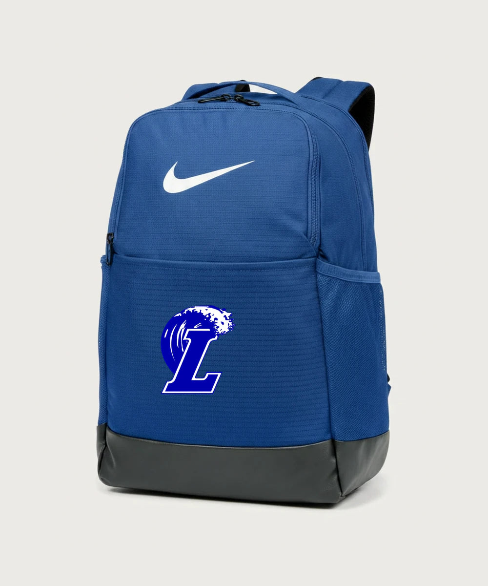 Lakeview High School Football (Boys) - Game Royal Nike Brasilia Medium Backpack NKDH7709