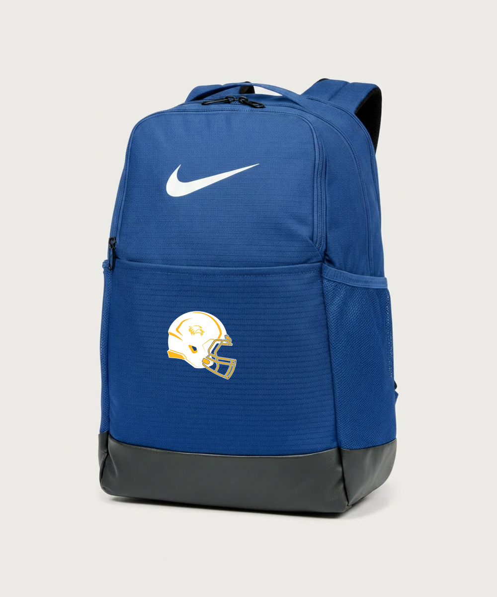 Wadena Deer Creek High School Football (Boys) - Game Royal Nike Brasilia Medium Backpack NKDH7709