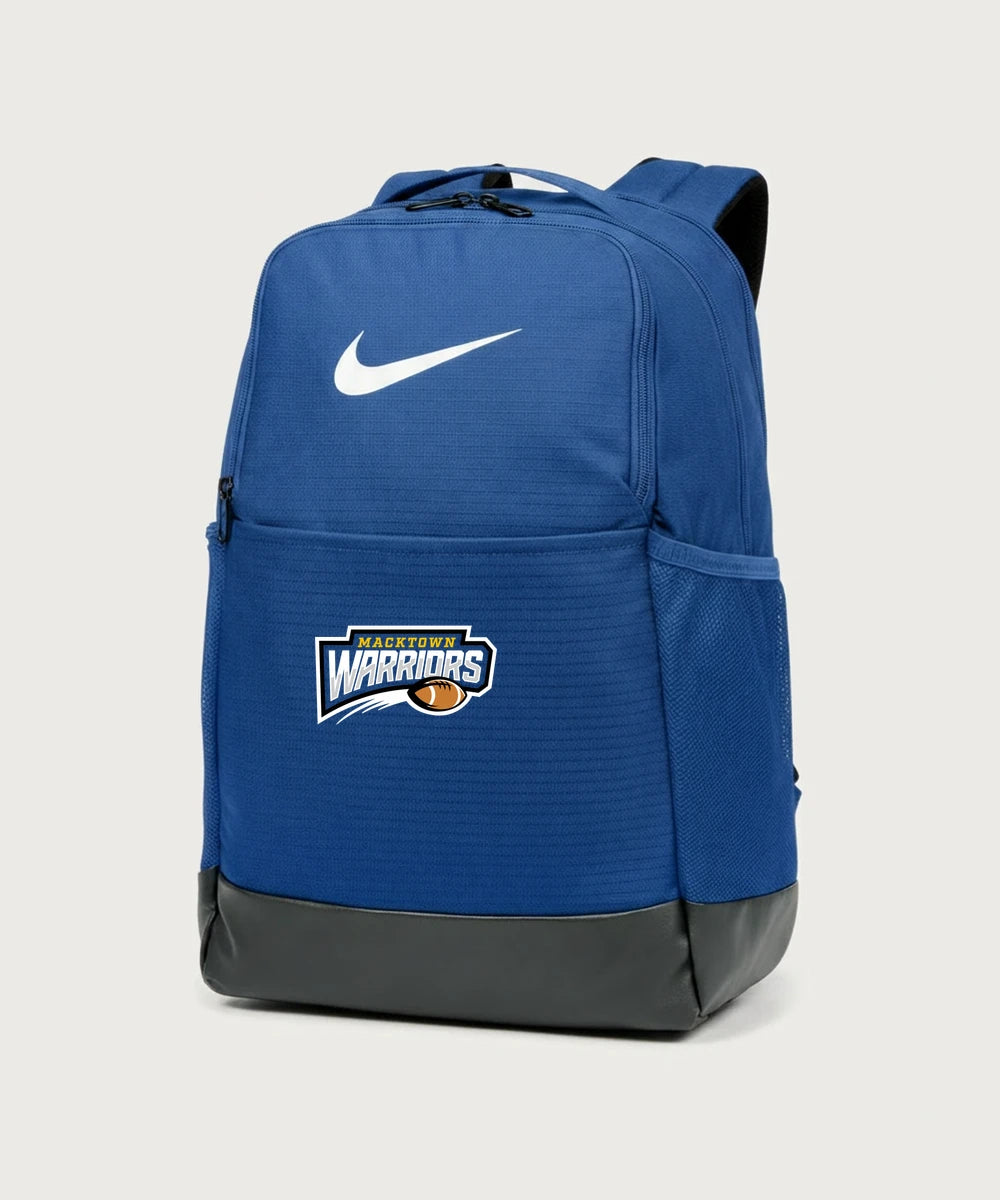 Macktown Warriors Football (Boys) - Game Royal Nike Brasilia Medium Backpack NKDH7709