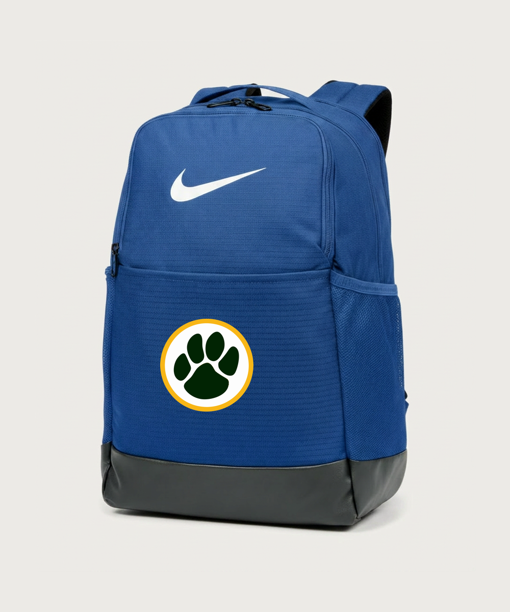 Ashwaubenon High School Football (Boys) - Game Royal Nike Brasilia Medium Backpack NKDH7709